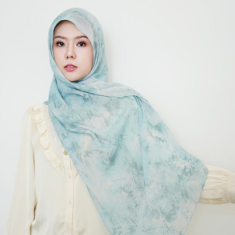 Cotton Headscarf Soft Lightweight and Breathable Daily Fashion Headscarf