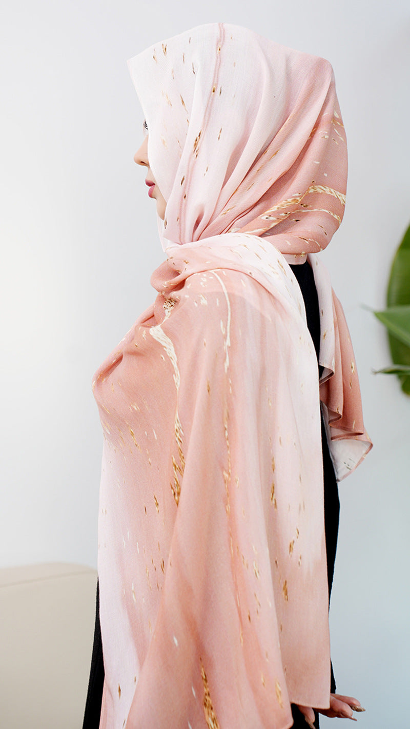 Cotton Headscarf Soft Lightweight and Breathable Daily Fashion Headscarf