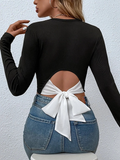 Women's Crew Neck Pullover Casual Long Sleeve T-Shirt Top