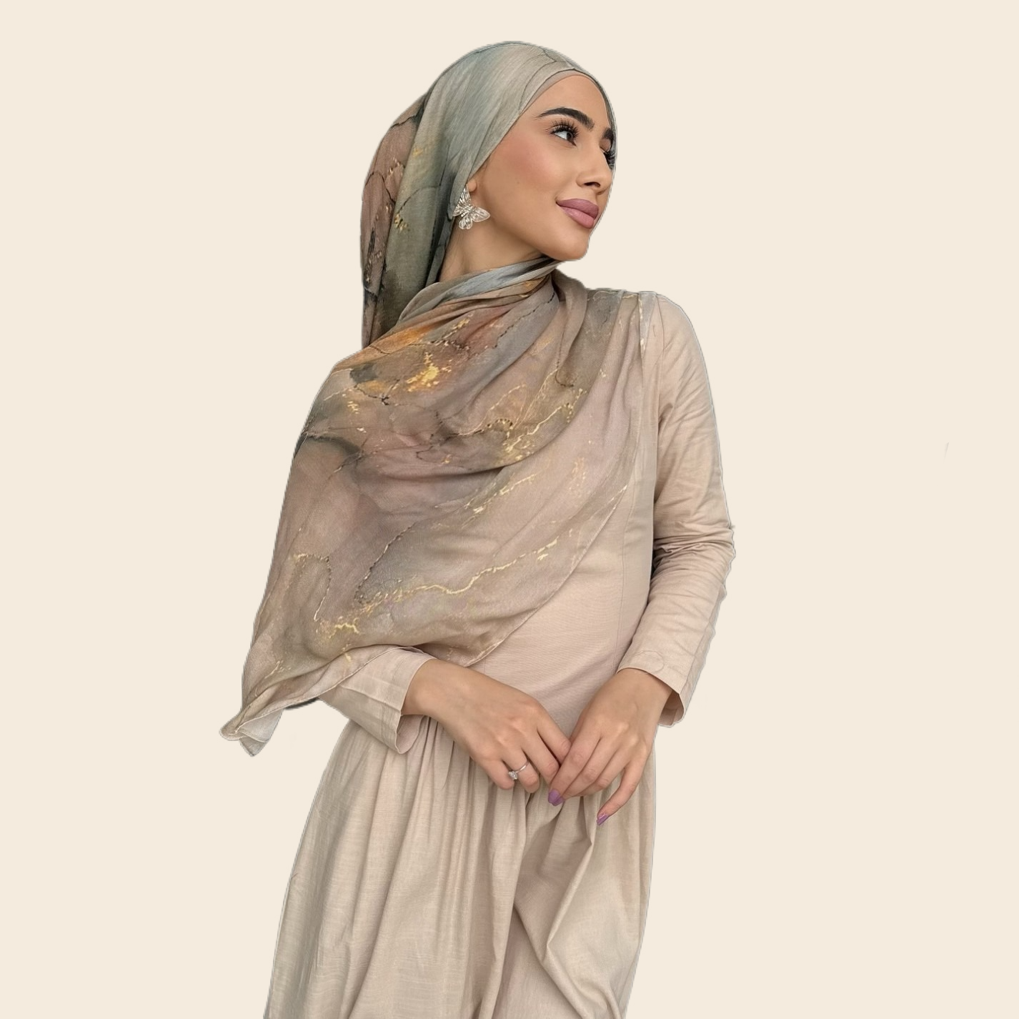 Cotton Headscarf Soft Lightweight and Breathable Daily Fashion Headscarf