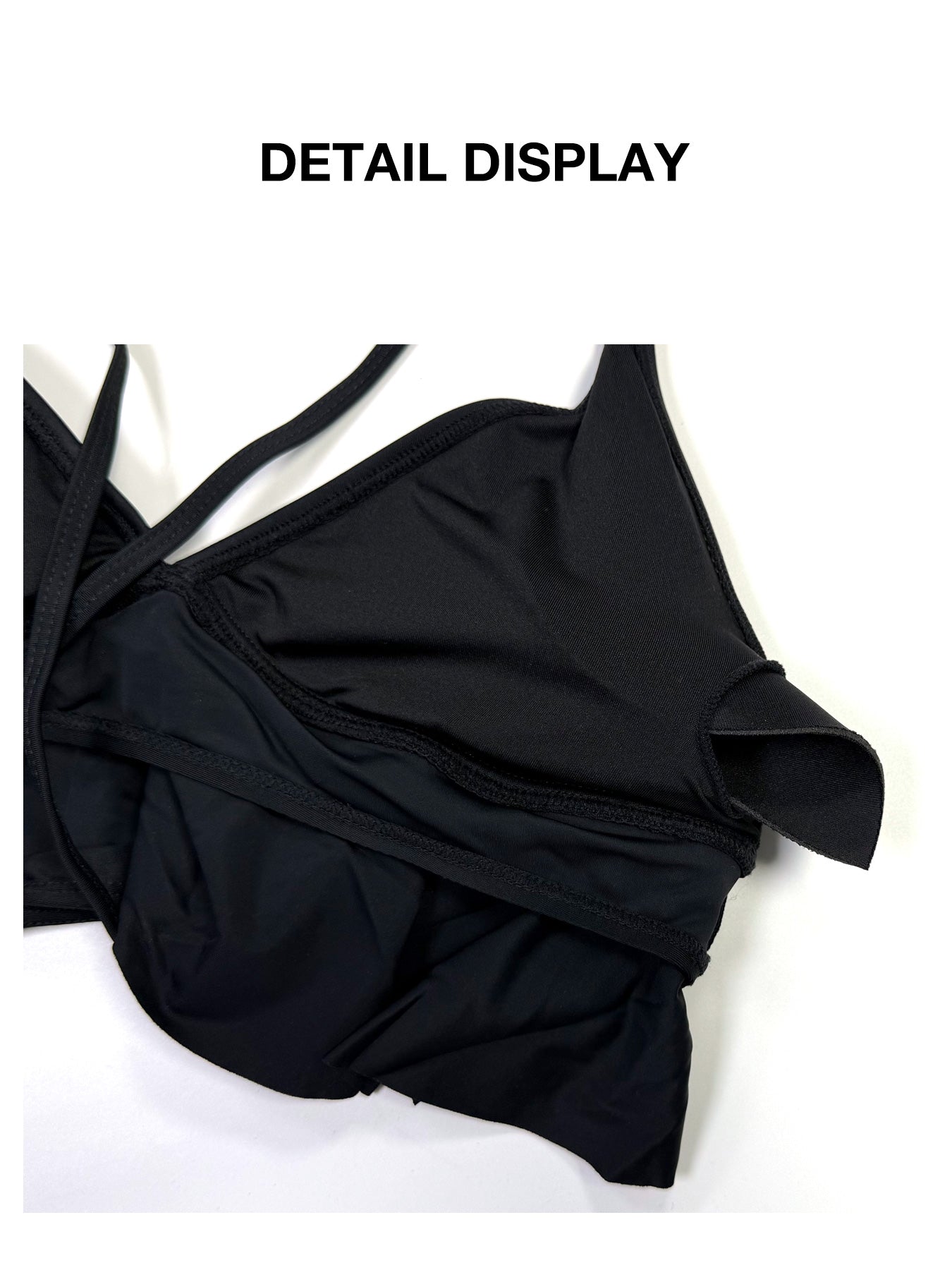 Swimsuit Ruffled Sexy Bikini Swimsuit High-waisted