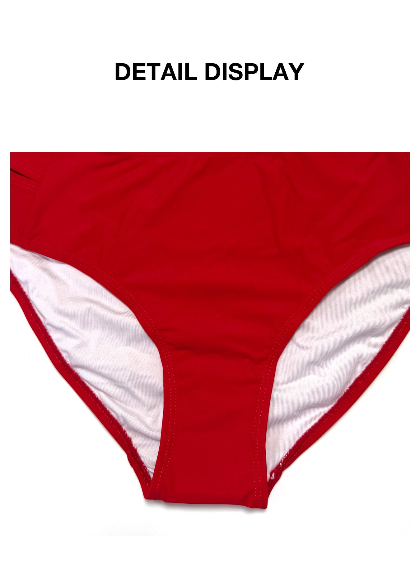 Swimsuit Ruffled Sexy Bikini Swimsuit High-waisted