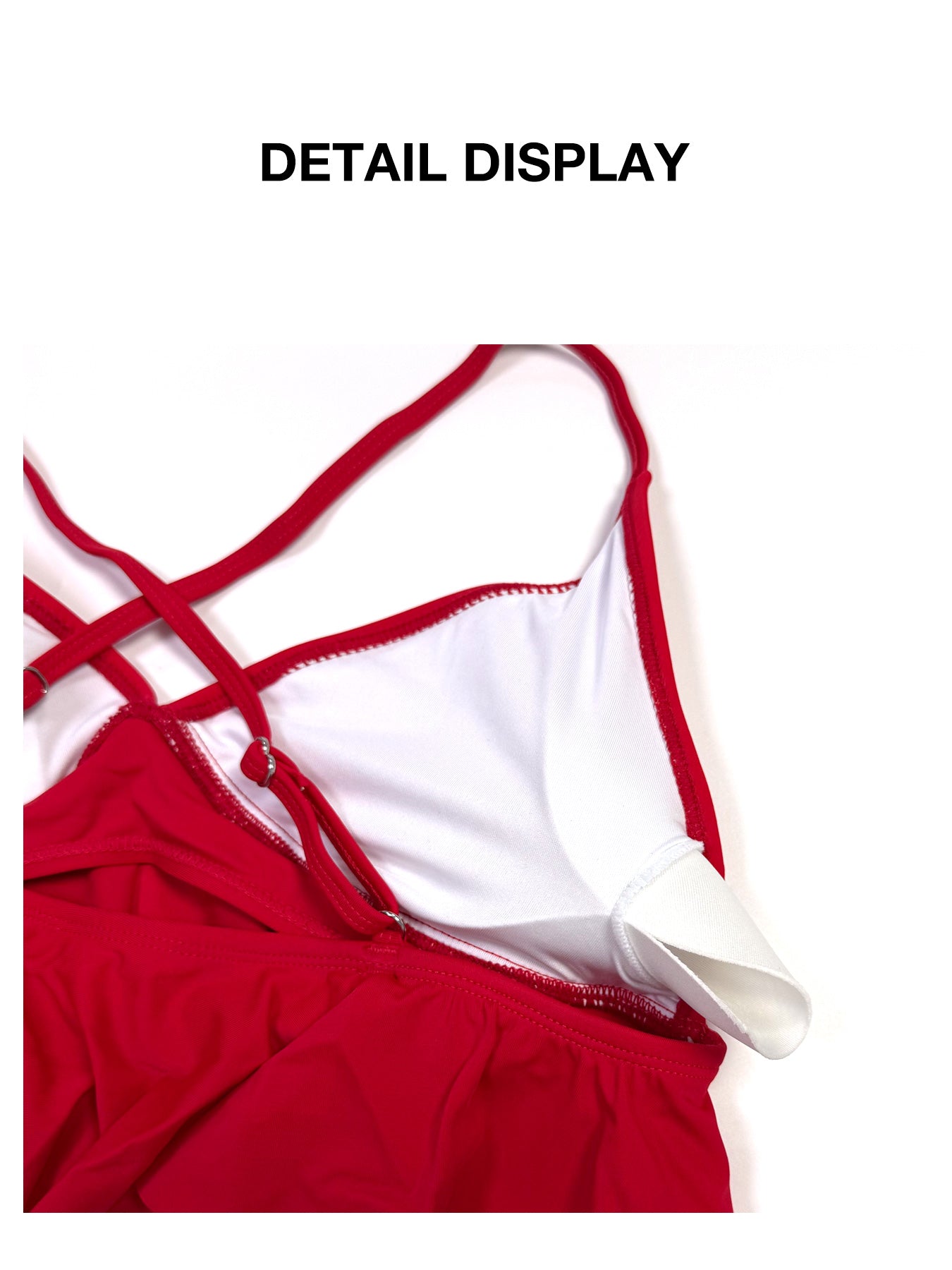 Swimsuit Ruffled Sexy Bikini Swimsuit High-waisted