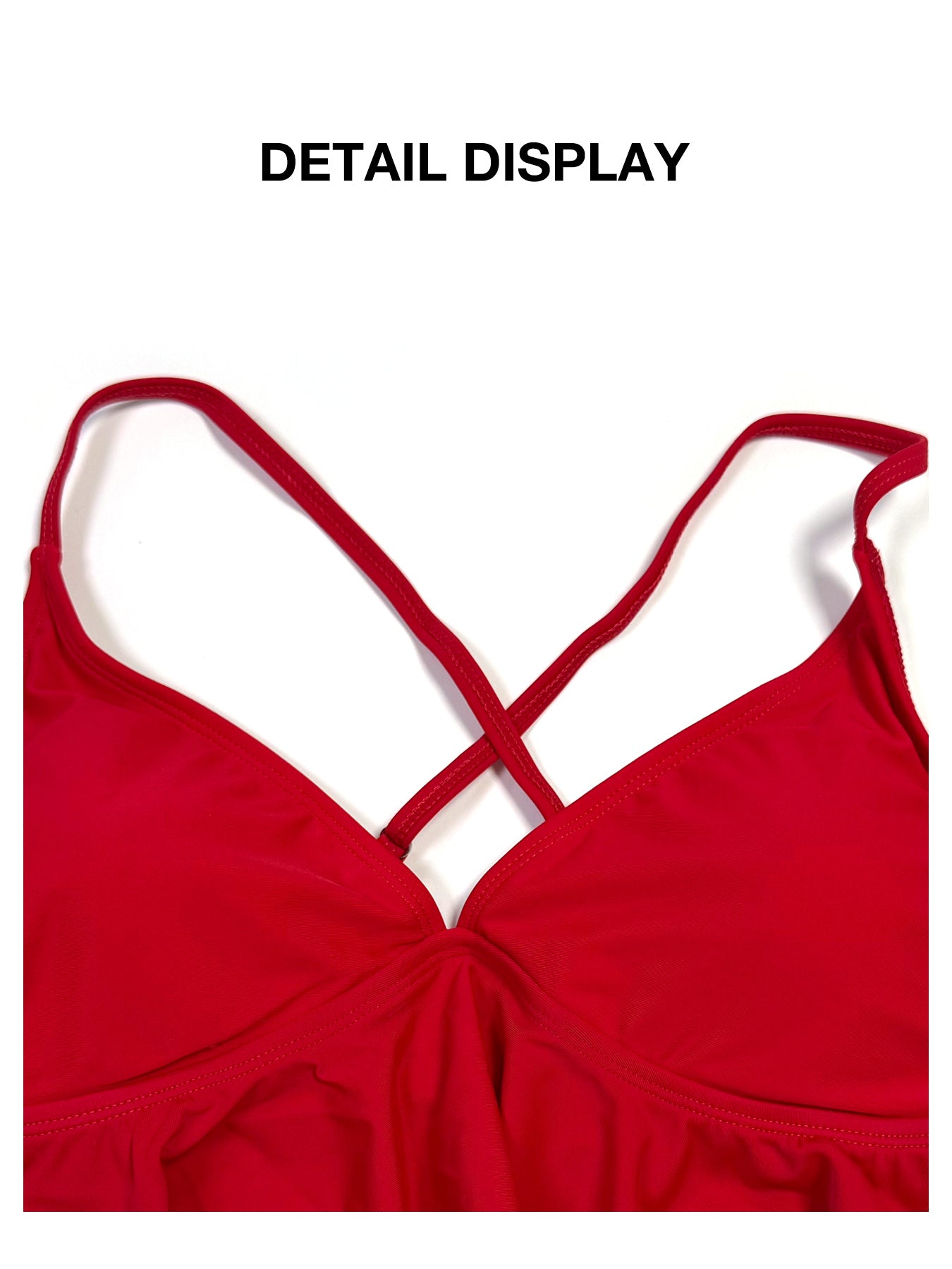Swimsuit Ruffled Sexy Bikini Swimsuit High-waisted
